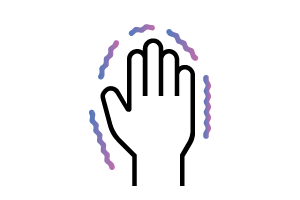 icon showing a numb hand