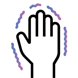 icon showing a numb hand
