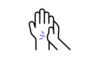  Hand pain icon
