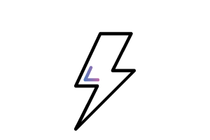 Lightning bolt icon
