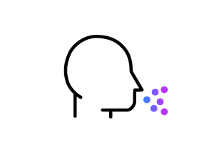  Person coughing icon