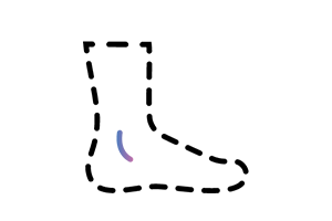 Icon pulsed weak feet