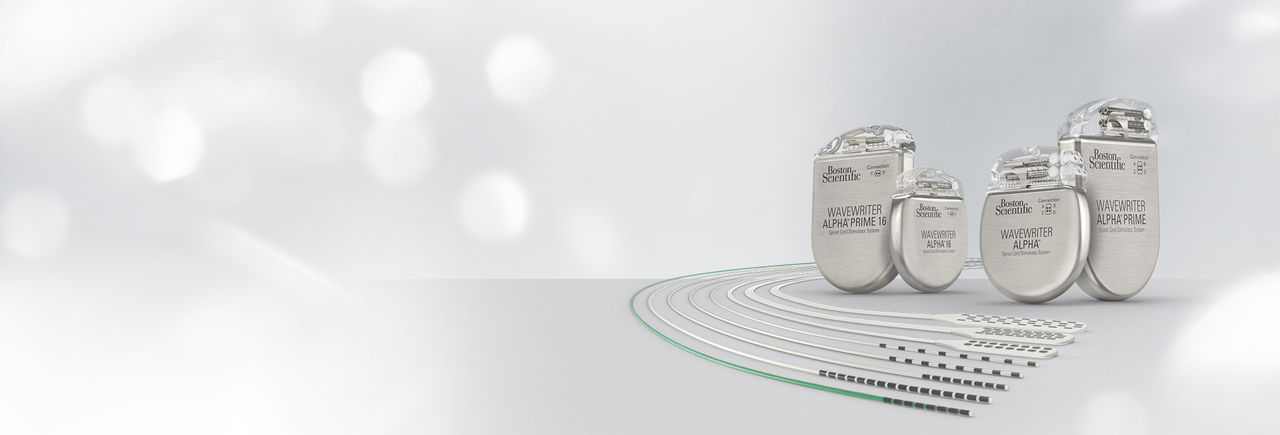  Boston Scientific WaveWriter Alpha spinal cord stimulator implants and leads