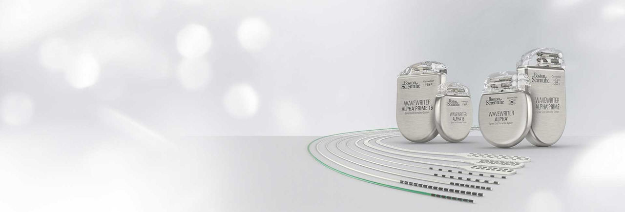  Boston Scientific WaveWriter Alpha spinal cord stimulator implants and leads